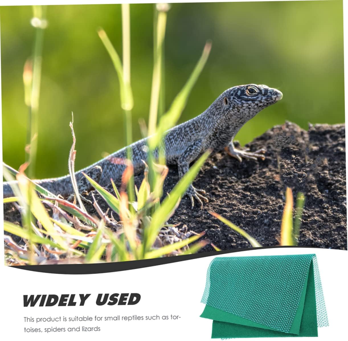 KESYOO 3-in-1 Reptile Carpet Mat for Turtle Lizard Terrarium Bedding PET Box Bottom Liner Natural Fiber Waterproof Easy to Clean