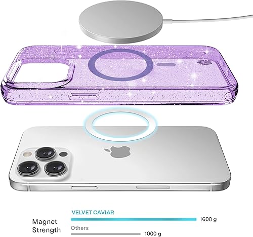 Miniatura 9 de Velvet Caviar Funda compatible con iPhone 15 Ombre probada en caídas de 8 pies compatible con MagSafe - Bonitas fundas protectoras para teléfonos