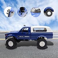 Mostop 1:16 Távirányítós Terepjáró Pickup - 4x4 Off-Road RC Autó Kék Színben, 2 Akkumulátorral, Sebességszabályzóval - Játék Gyerekeknek és  5