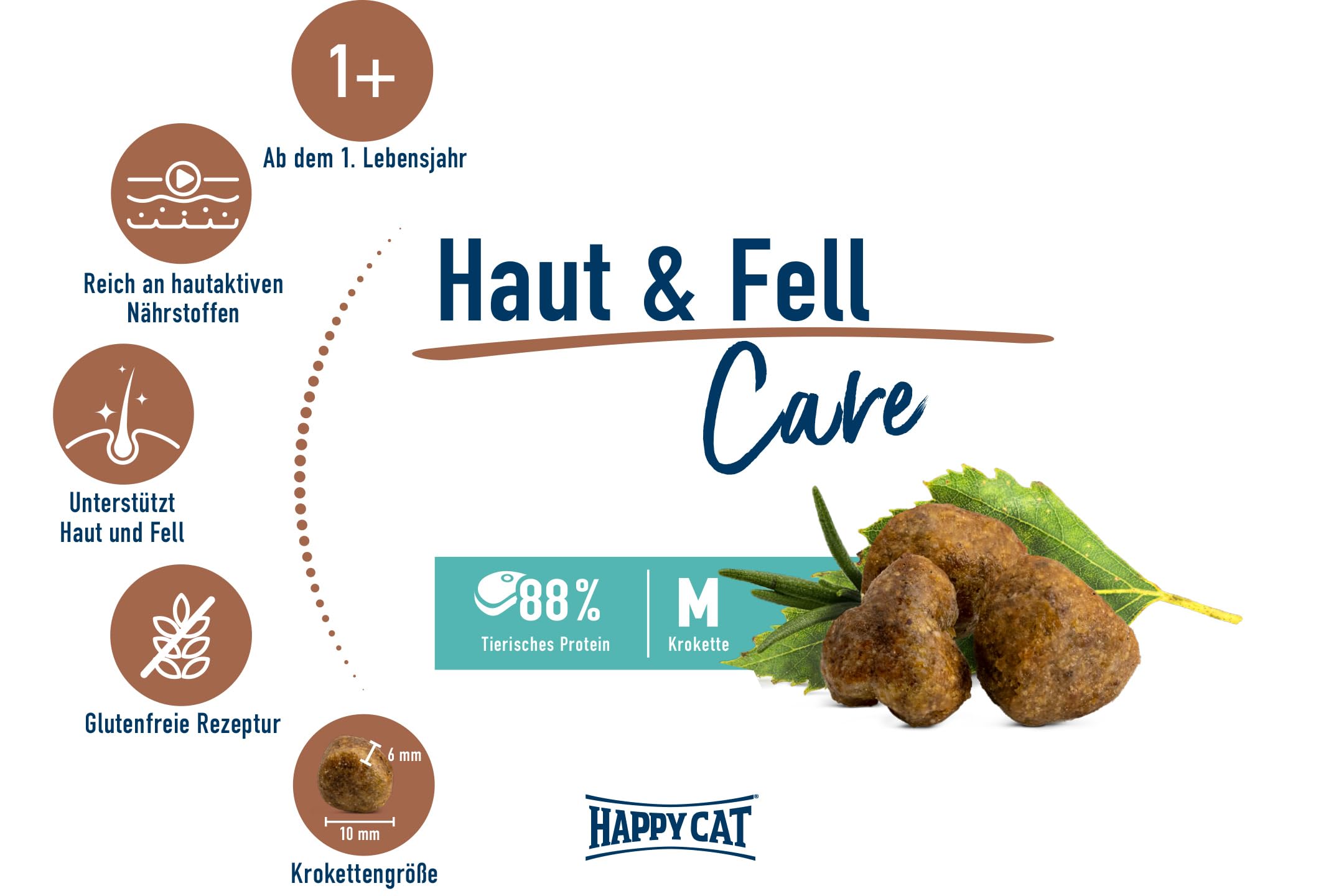 Happy Cat Sensitive Haut und Fell, Arttypisch, 1.3 kg (1er Pack)