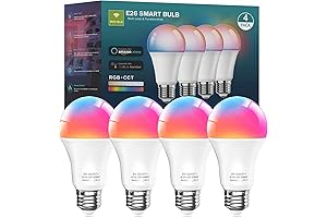 luckystyle Smart Light Bulbs (4-Pack): A symphony of colors for your home