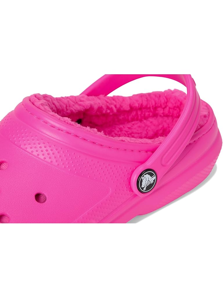 Pink Crocs Classic Lined Clog (Little Kid/Big Kid)