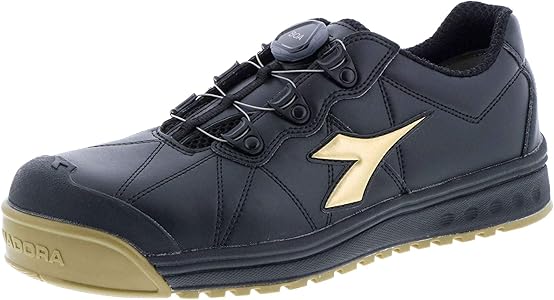 DIADORA FC-222 ブラック/ゴールド 安全靴 FC-222 フィンチ オール
