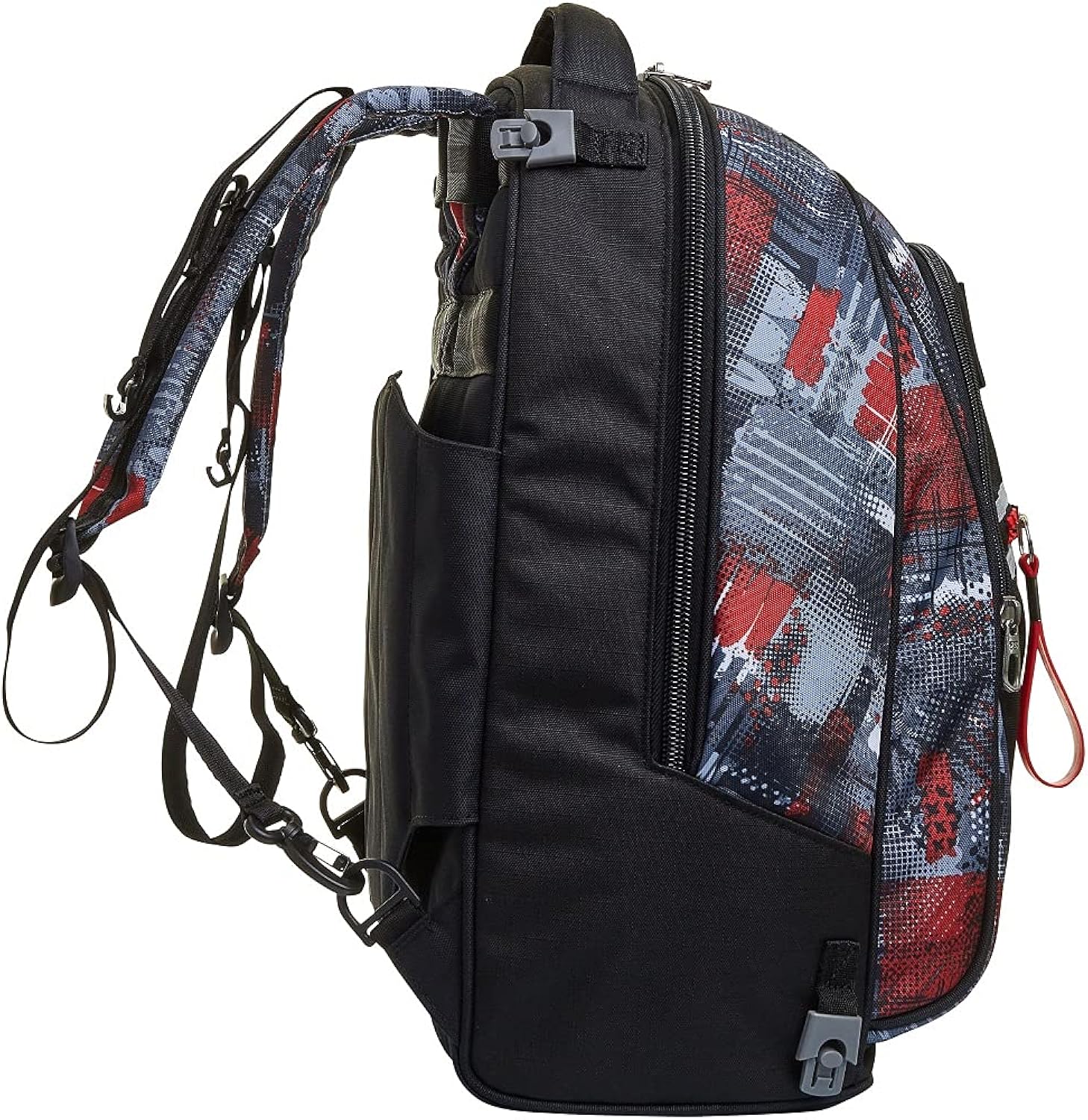 Seven Trolley New Tech, 3 In 1 Zaino Sganciabile, Scuola Tempo Libero, Zaino Bambini e ragazzi, Rosso e Nero Seven Trolley New Tech, 3 In 1 Zaino Sganciabile, Scuola Tempo Libero, Zaino Bambini e ragazzi, Rosso e Nero