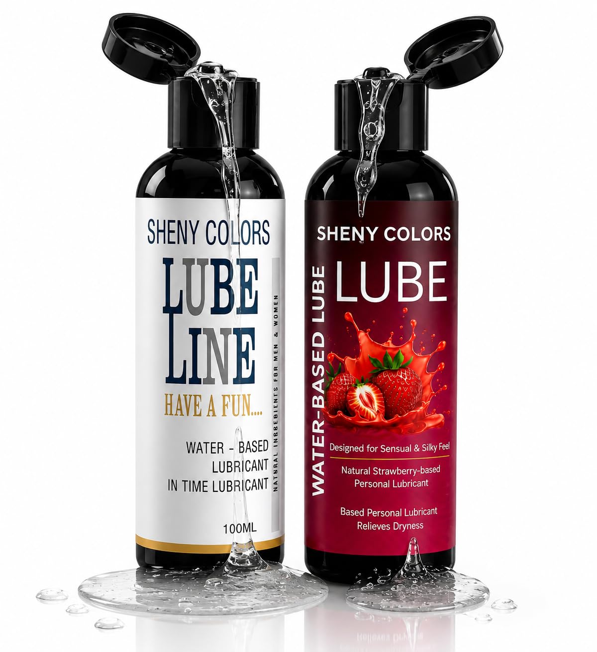 Premium Water-Based Lubricant for Comfortable Intimate Use,Lube Strawberry Flavoured Lubrication Gel-image-37