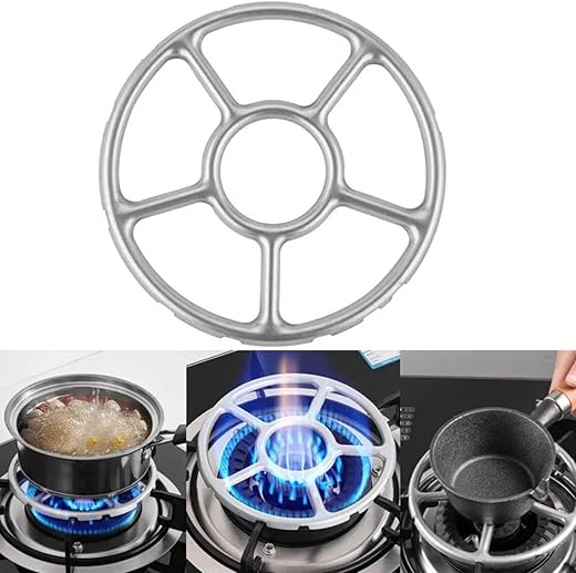 Obedient Universal Gas Stove Stand Ring Coffee Pot Holder, Gas Range Oven Burner Grates Pan Holder Stand Cooker Plate Moka Pot Stand Pan Wok…