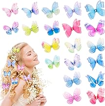 20 x Butterfly Hair Clips, Hair Accessories Crocodile Hair Barrette for Women and Girls