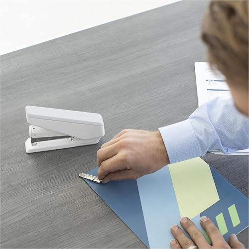 Miniatura 8 de Fellowes LX850 EasyPress - Engrapadora de oficina con tira completa, sin esfuerzo, de un solo toque, para aula, hogar y oficina, sostiene una tira