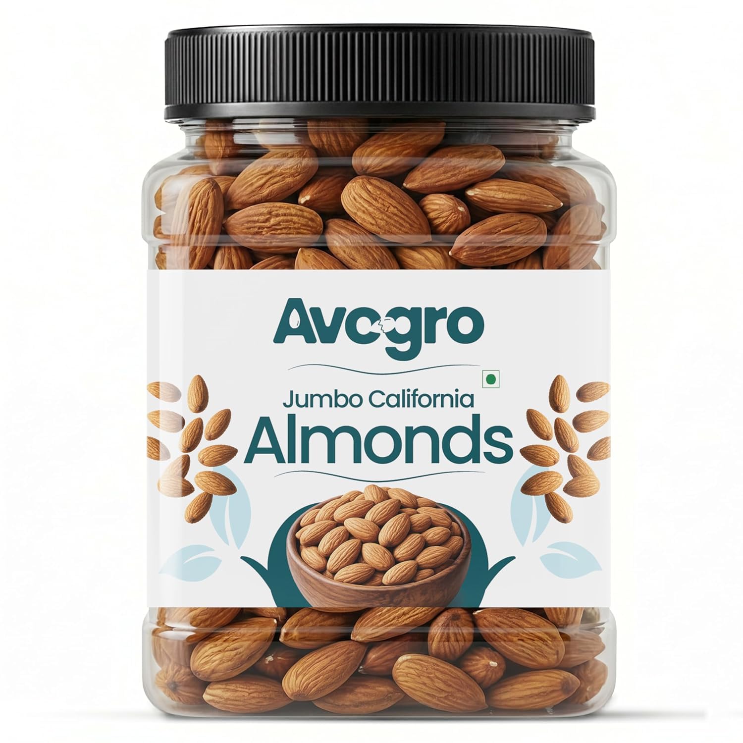 Avogro California Almonds Premium Whole Badam 1kg | Natural Crunchy Dry Fruits for Snacking Baking Cooking Desserts Fresh Handpicked Nut Gift Pack-image-38