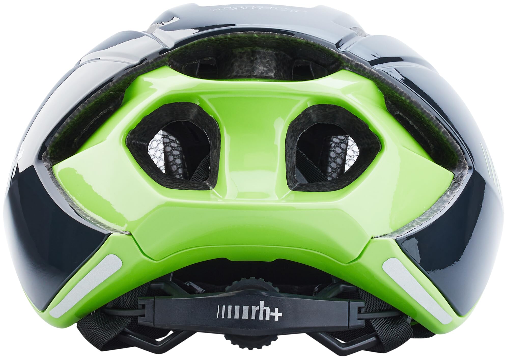 rh+ Casco compatto nero/verde