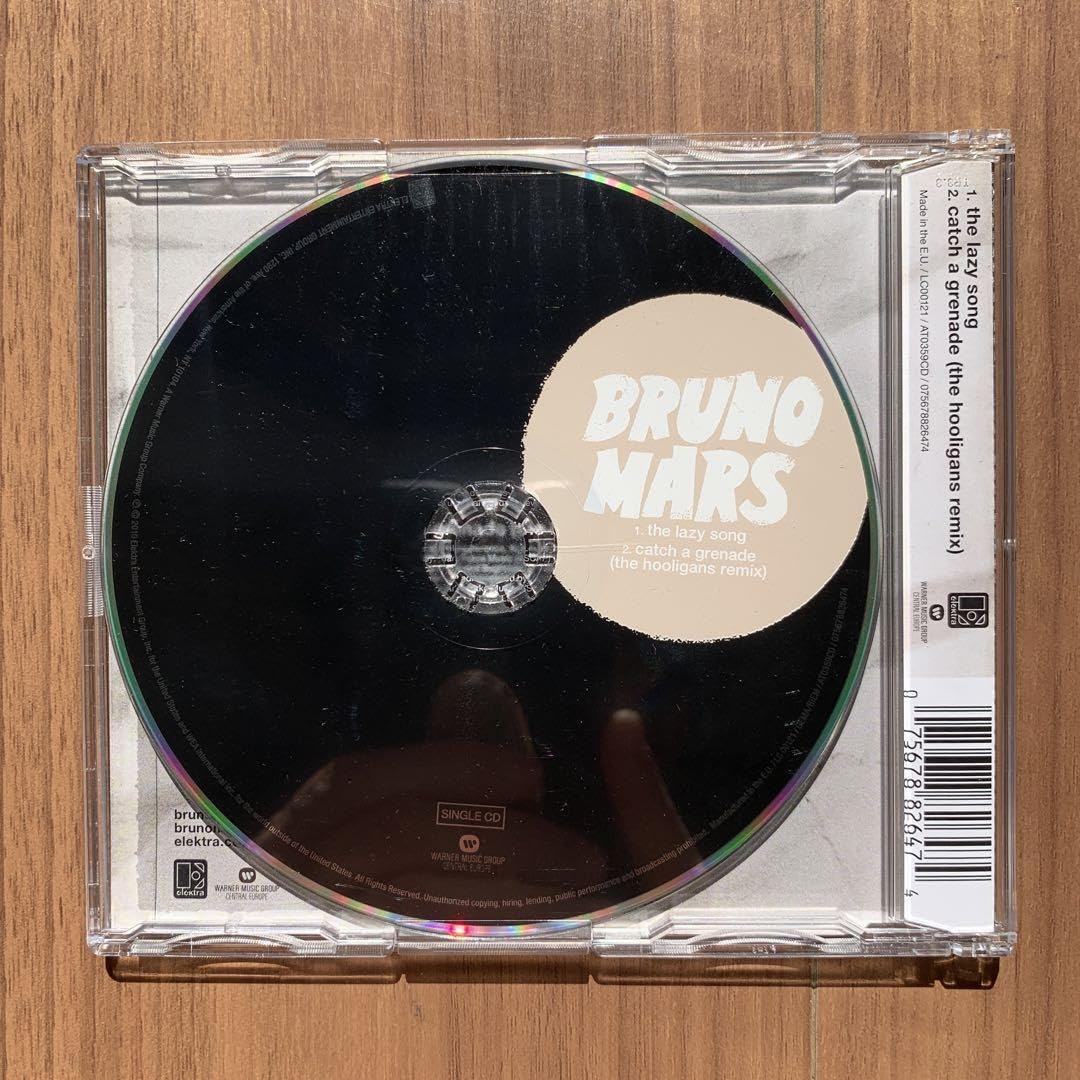 Amazon.co.jp: Bruno Mars ブルーノ・マーズ The lazy song EU盤