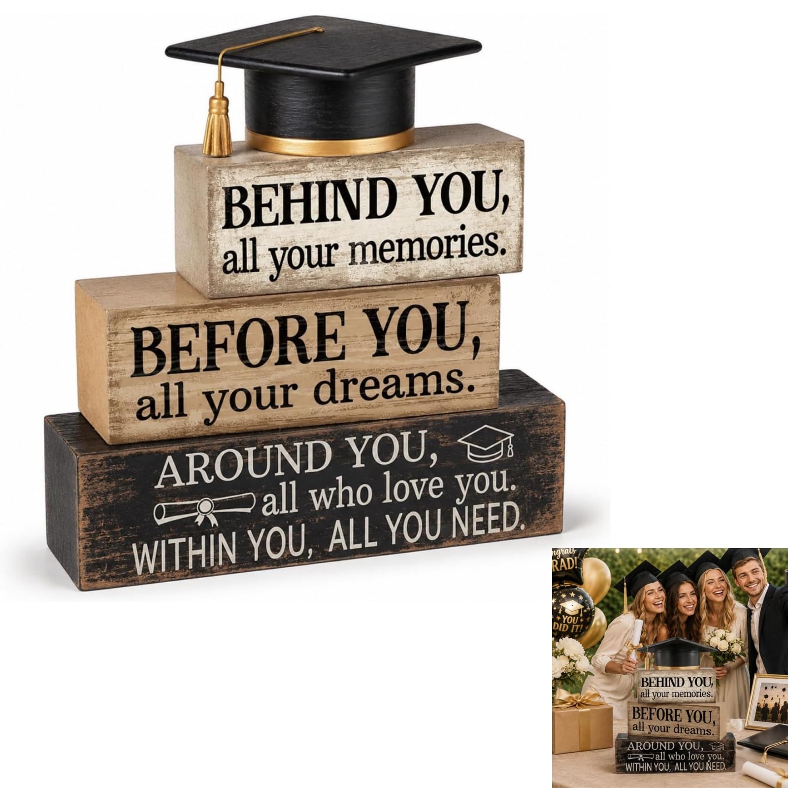 4 Sets Graduation Decorations 2026,Graduation Party Decorations