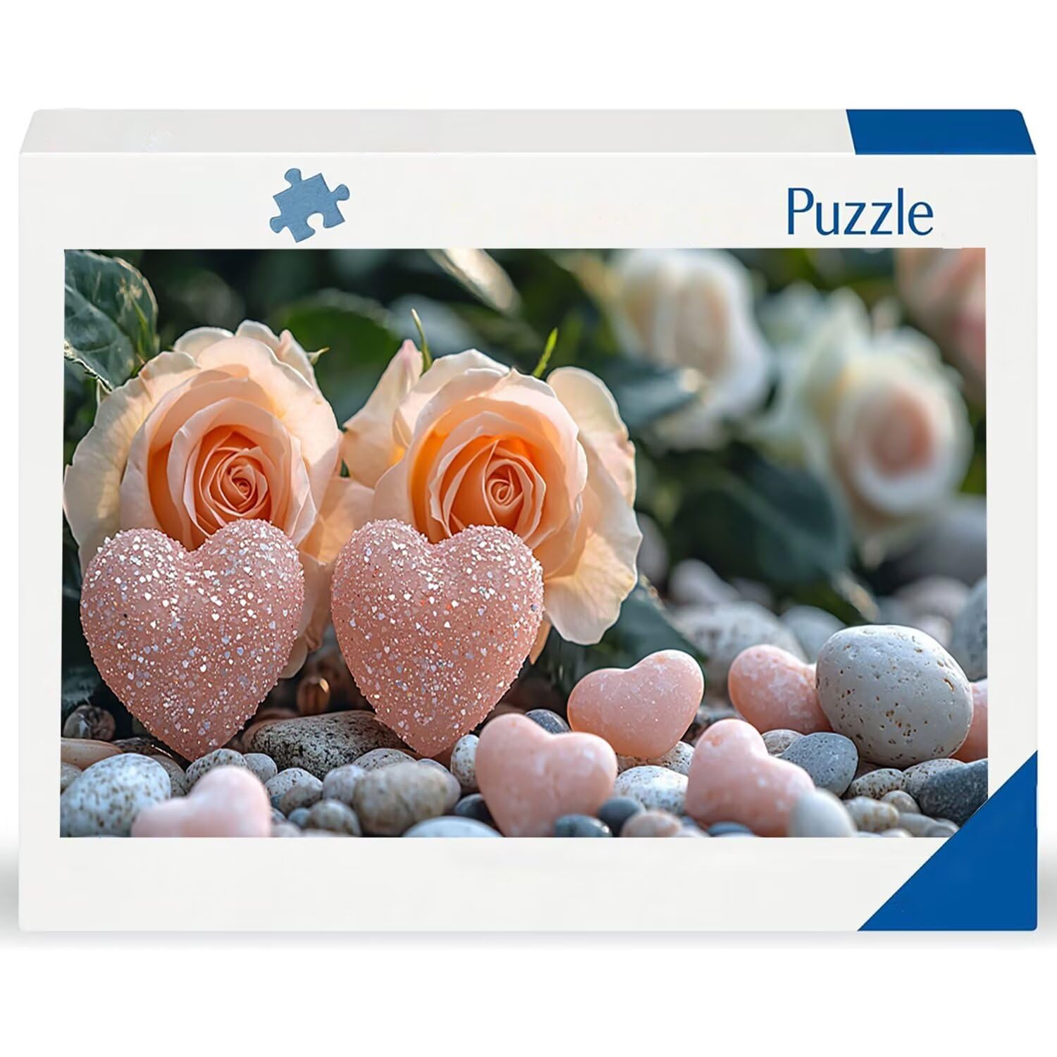 Puzzle dla dorosłych 1100 elementów, Różowe puzzle miłosne, dla dorosłych Puzzle klasyczne i od 14 lat junior, rodzinne puzzle domowe rozrywka prezent 87x42cm l-671