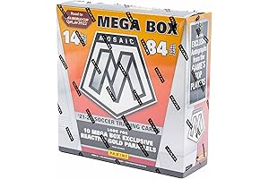 2022 Panini Mosaic Road to World Cup Soccer Mega Box Trading Cards