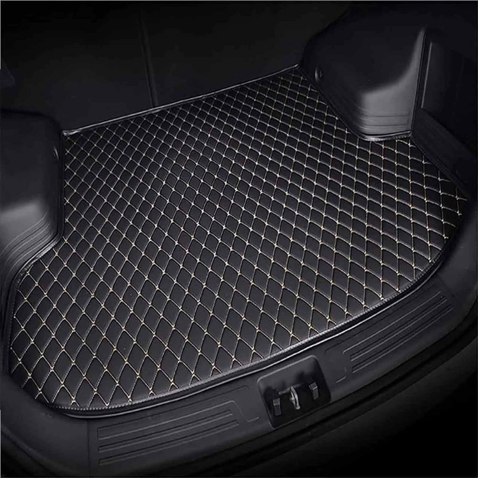 Wpncimda B/Black-Beige Car Leather Oot Liner Mats For Kia Sportage Gt S-Line 2018-2025, Automotive Oot Mat Liner Anti Scratch Anti Slip Protector Pad Interior Accessories,