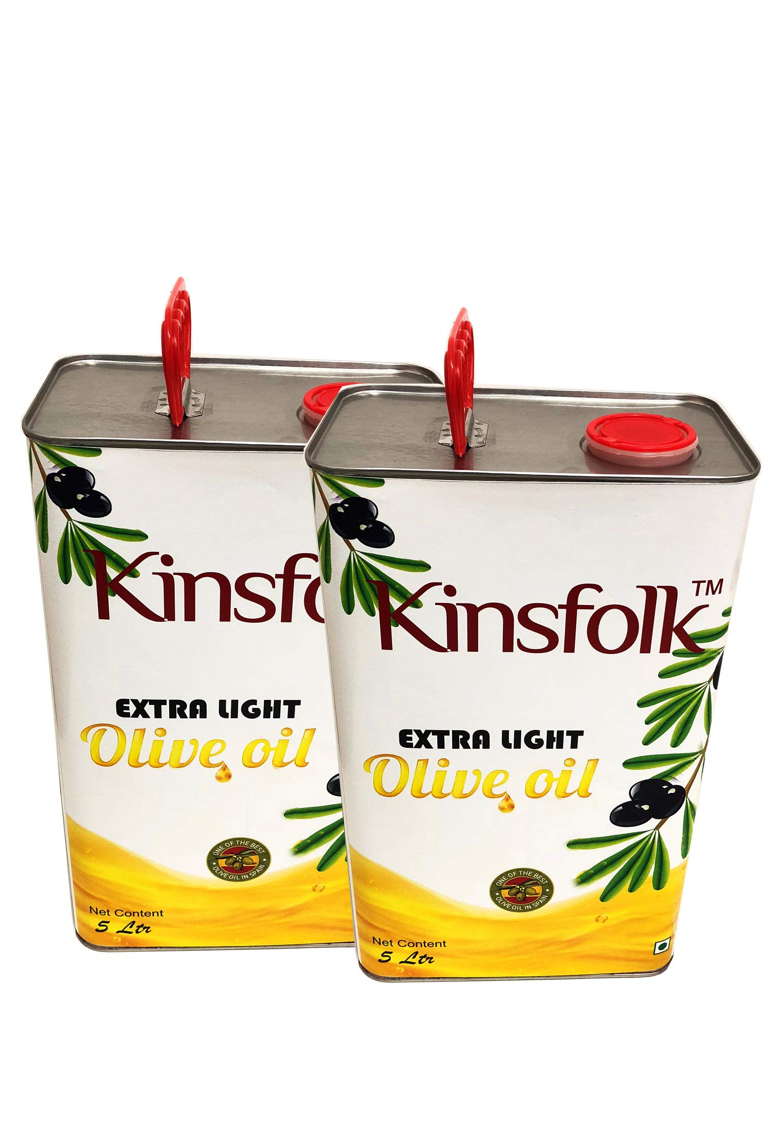 See full amazon price history chart for Kinsfolk Extra Light Olive Oil - 5 LTR TIN ( Pack of 2 ) Kinsfolk Extra Light Olive Oil - 5 LTR TIN ( Pack of 2 ) (B07JYS6NHB) Amazon Price History, Amazon Price Tracker
