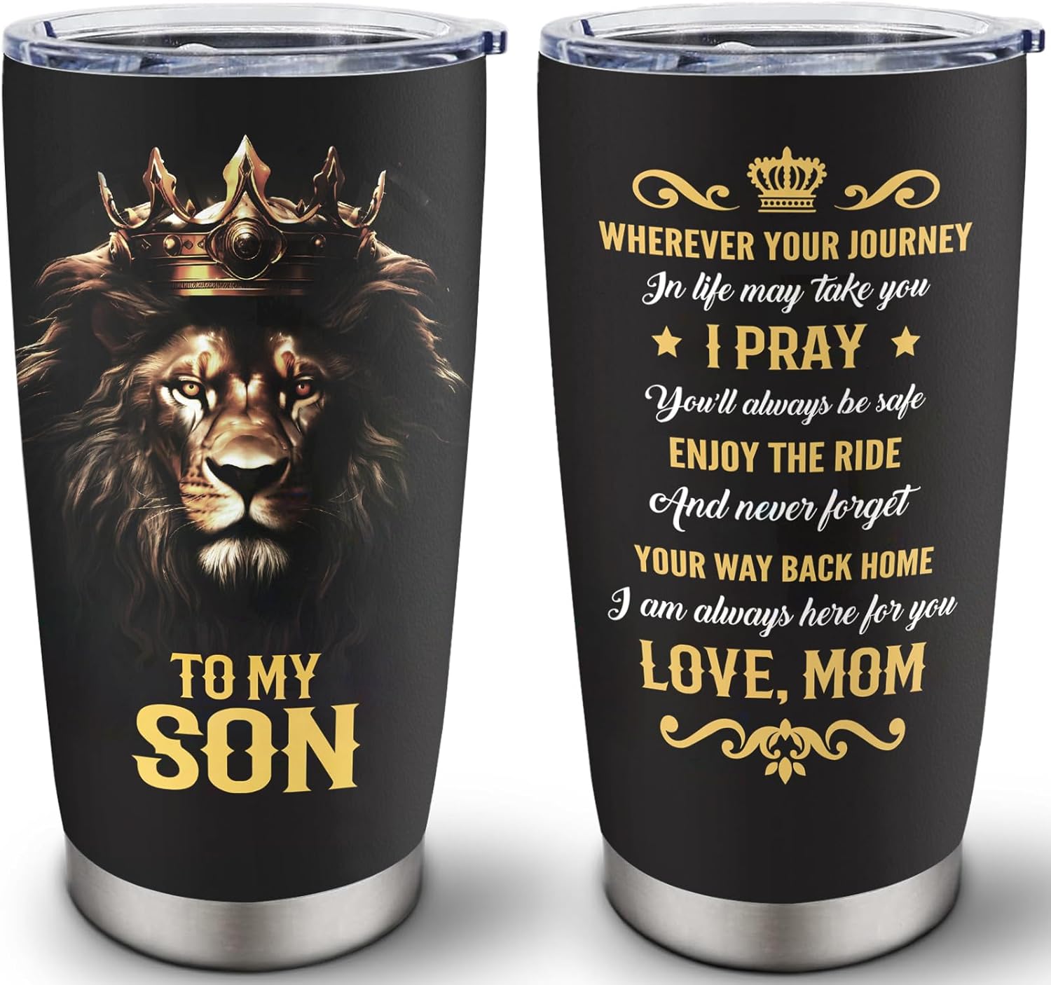 To My Son Gifts from Mom, Son Christmas Gift, Birthday Gifts for Sons Adult from Dad, Best Sons Ever Gift 20oz Tumbler