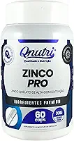 Zinco Quelato 30 mg 60 Cápsulas Suplemento Alimentar Sem Glúten Sem Lactose Qnutri
