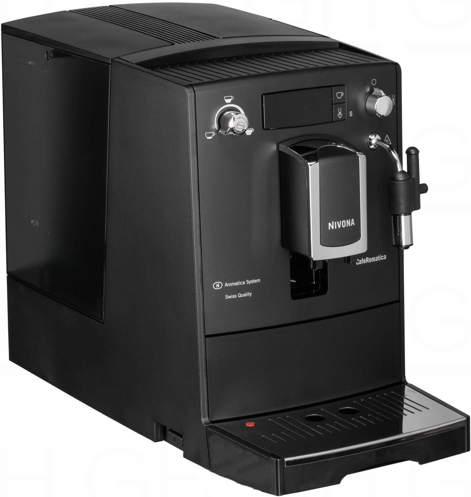 Nivona automatic espresso coffee machine with an adjustable grinder, milk frother, maker for brewing espresso, cappuccino, latte CafeRomatica 520