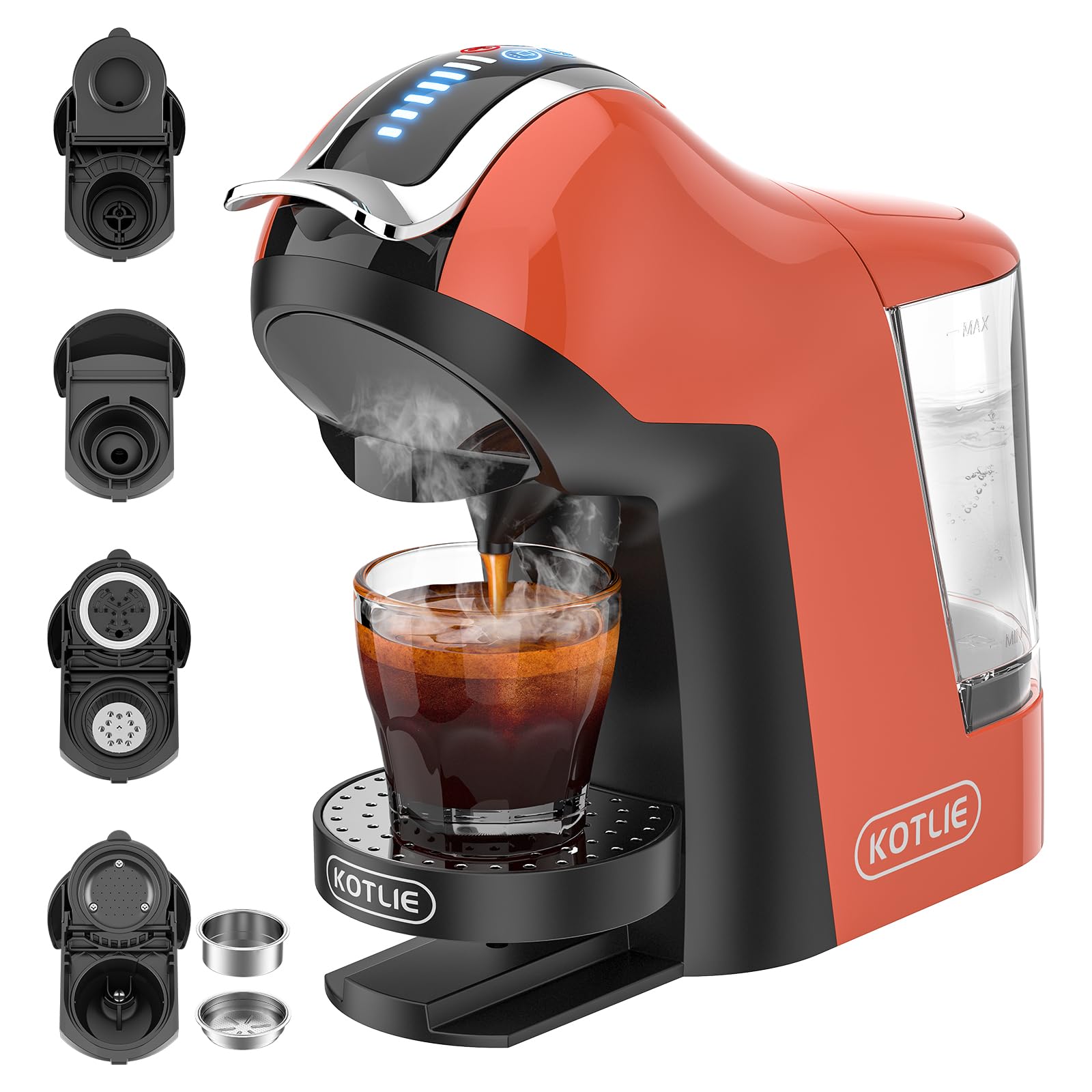 Espresso 4in1 Kaffeemaschine für Nespresso Original/Dolce