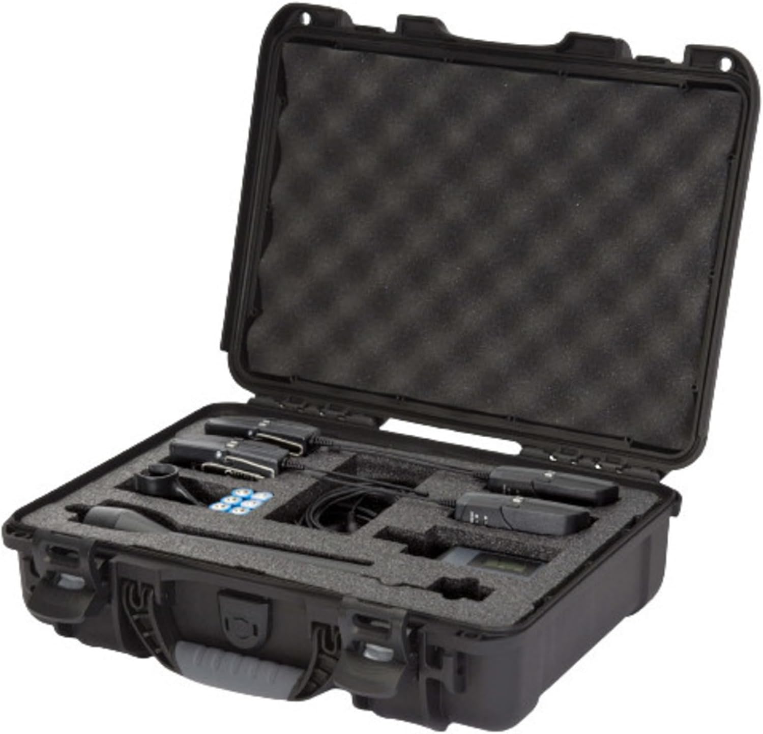 NANUK Waterproof Hard Case with Foam Insert for Sennheiser ENG or Senal Systems - Black, (910-SE31)