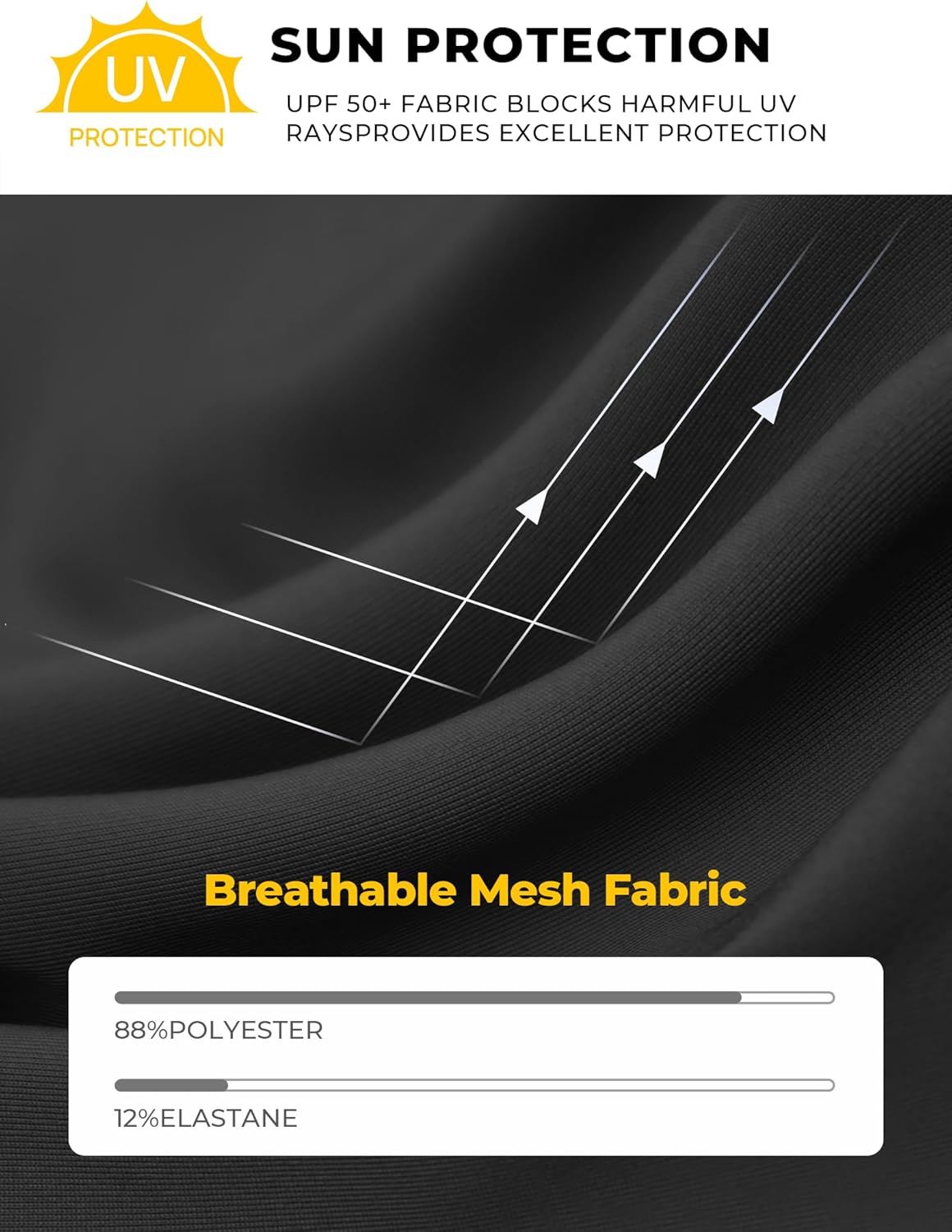 NORTHYARD Mens Swim Shirt Rash Guard UPF 50+ Quick Dry Short Sleeve Fishing Shirts Sun Protection Shirt Beach Water Swimming - Image 6