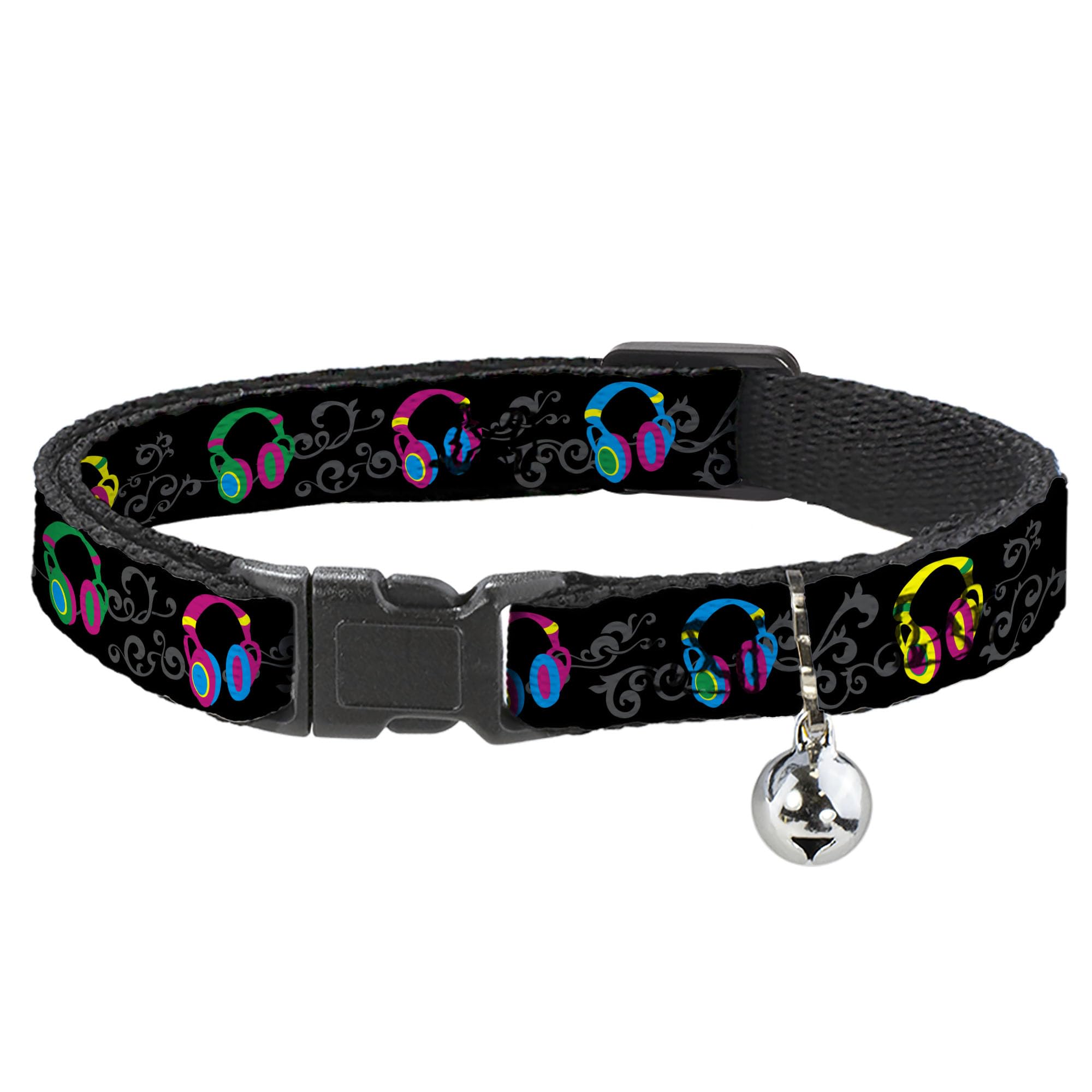 Collar para gato de auriculares ideal para mascotas tejeras que exploran la casa