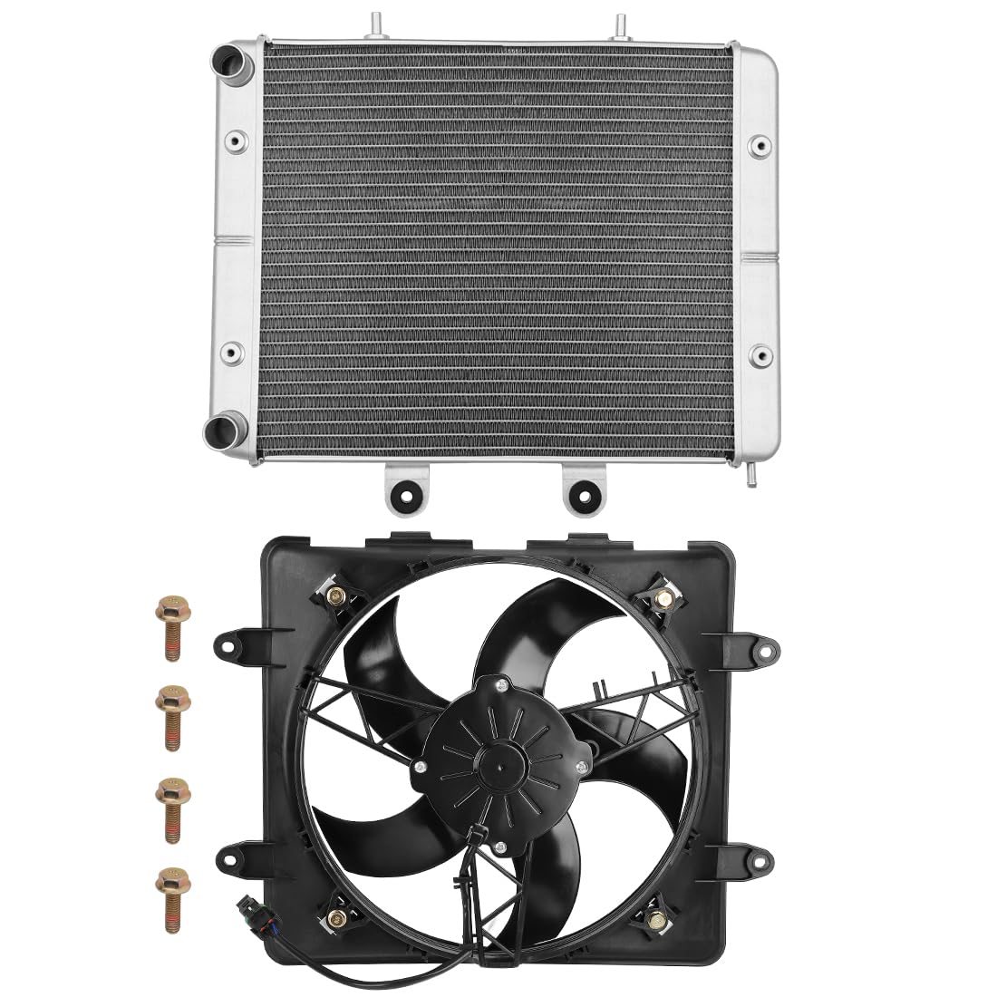 Ventilateur de radiateur pour Polaris RZR 570 800 4/S 2008-2022 Sportsman ACE 325 570 900 2014-2016 1240444 1240319 2410413 2204192 5437845 5434853 1241480