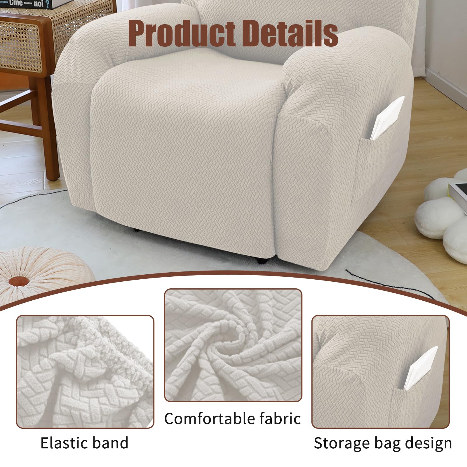 Chique stoelhoes voor een relaxfauteuil, chique st