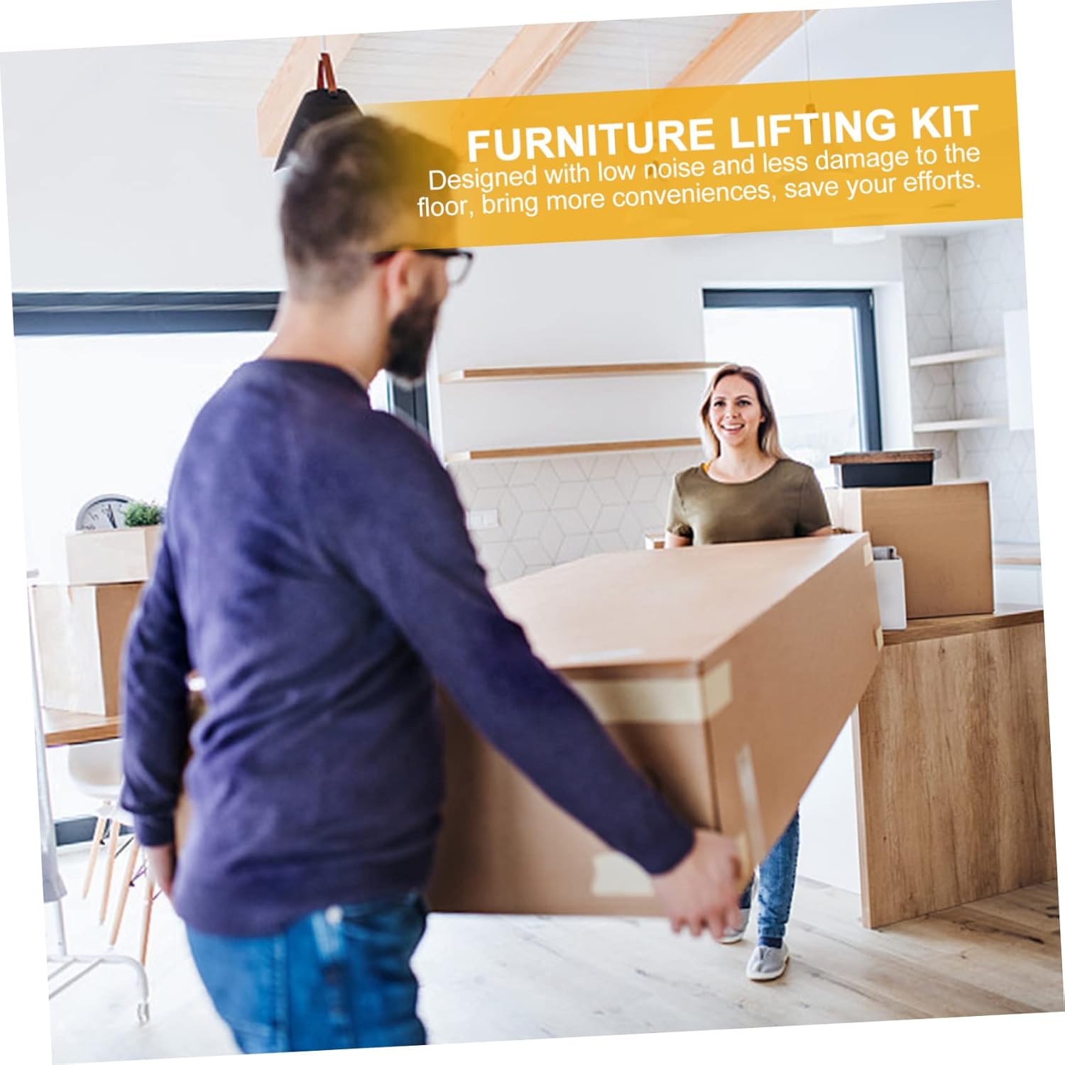 Practical Home Moving Device Wheels Upgrade Mobile Furniture Pad Wheel for Heavy Furniture