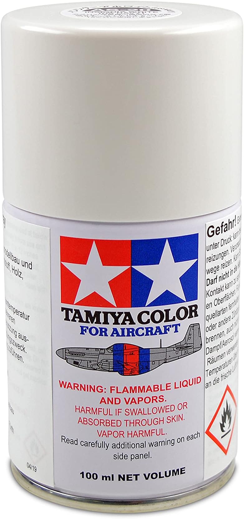 TAMIYA Aircraft Spray AS20 Insignia White Acrylic TAM86520 Lacquer Primers & Paints