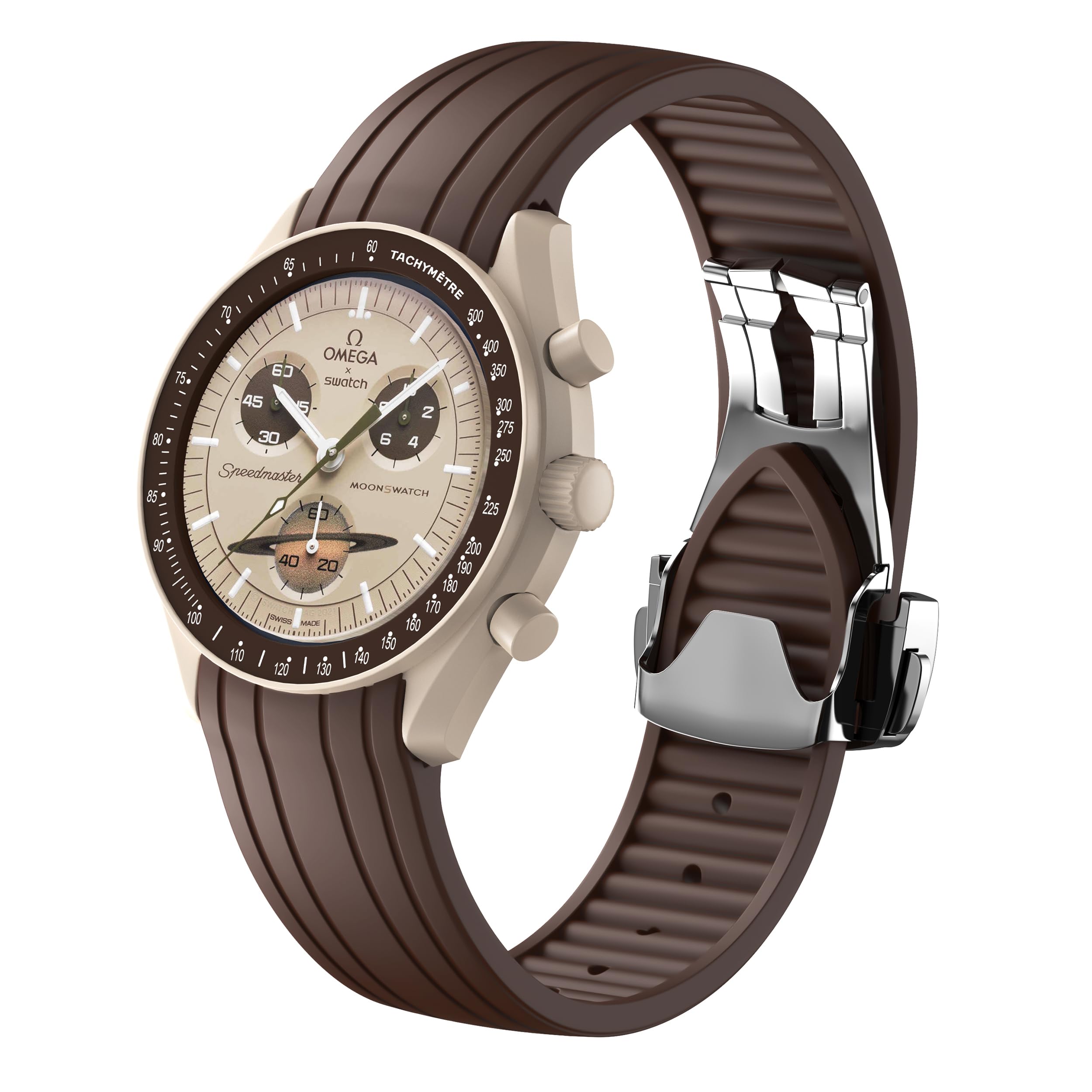 Bracelet MoonSwatch 20mm incurvé résolvant le problème d'interstice du boîtier - 8
