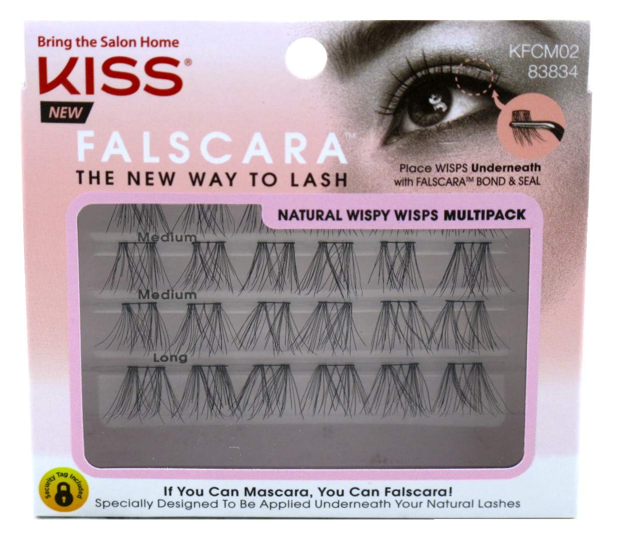 Kiss Falscara Natural Wispy Wisps Multi-Pack (Pack of 6)