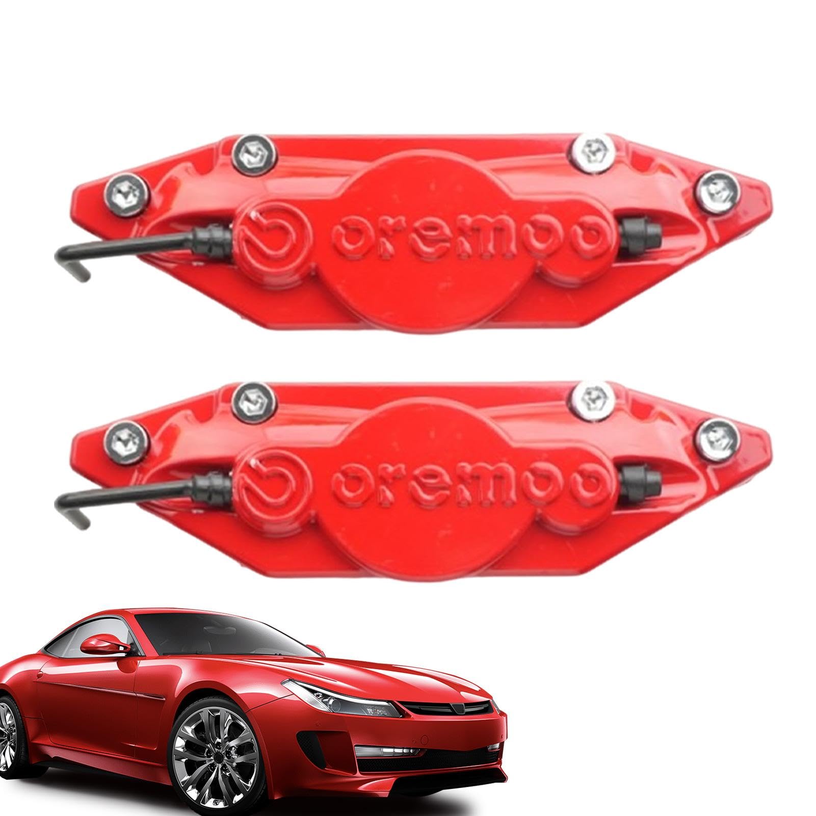 Cubiertas de pinza de freno de disco, cubierta de pinza de coche, decoración de piezas de repuesto, cubiertas de pinza de freno de disco de coche, accesorios delanteros y traseros para SUV