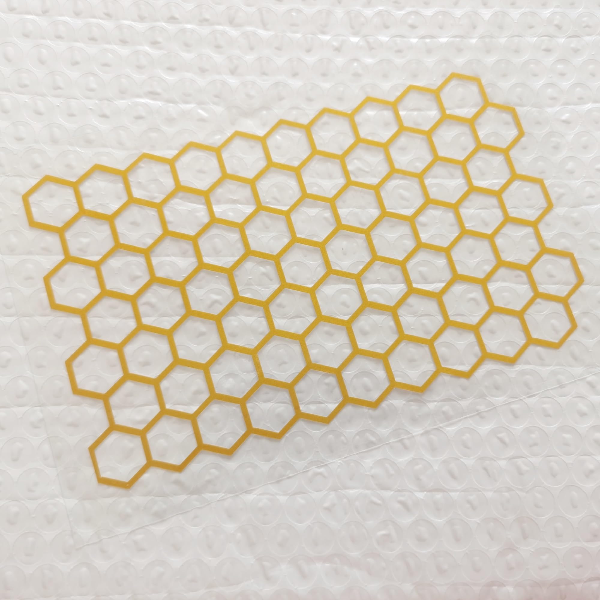 HAfgDJ Motorcycle Stickers Modification Waterproof Honeycomb Reflective Helmet Decal