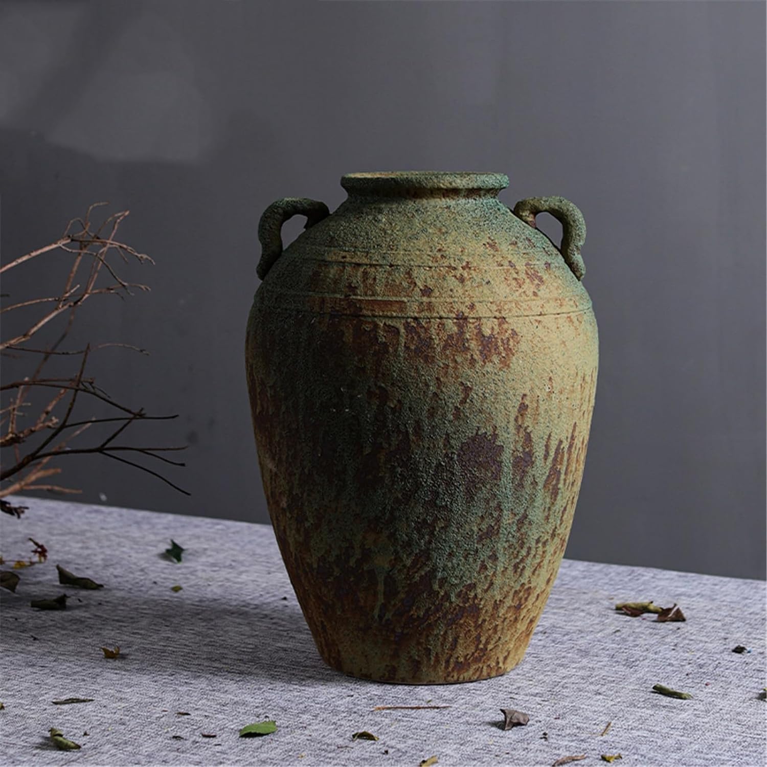 Rustykalne wazony ceramiczne, ręcznie robione wazony na kwiaty, wazony dekoracyjne