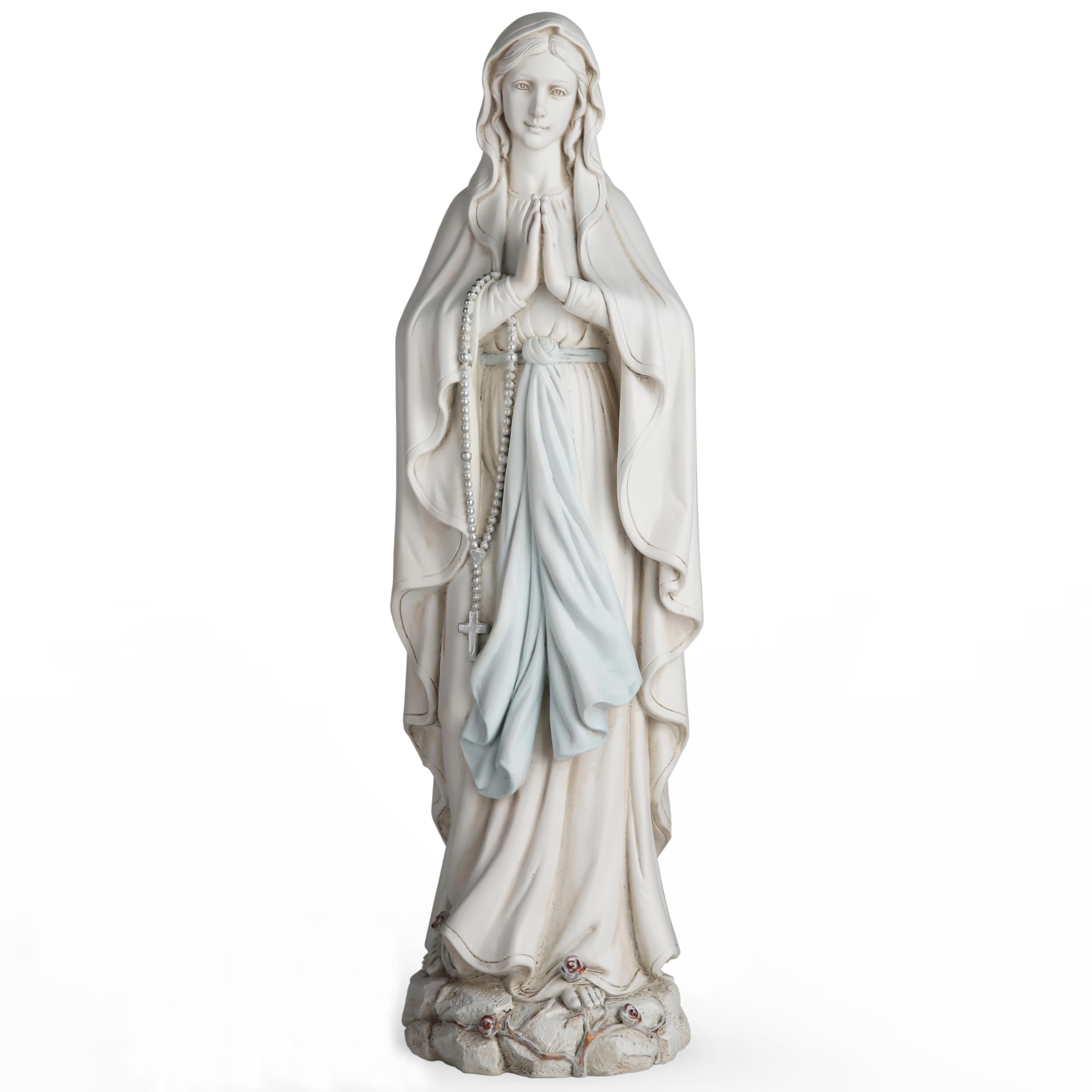 聖母マリア像 彫刻 オブジェ スペイン アート 美術品 アンティーク 置物 格安 Amazon.co.jp: Opilroyn Lady of Grace 像 - 聖母マリア像 8.8