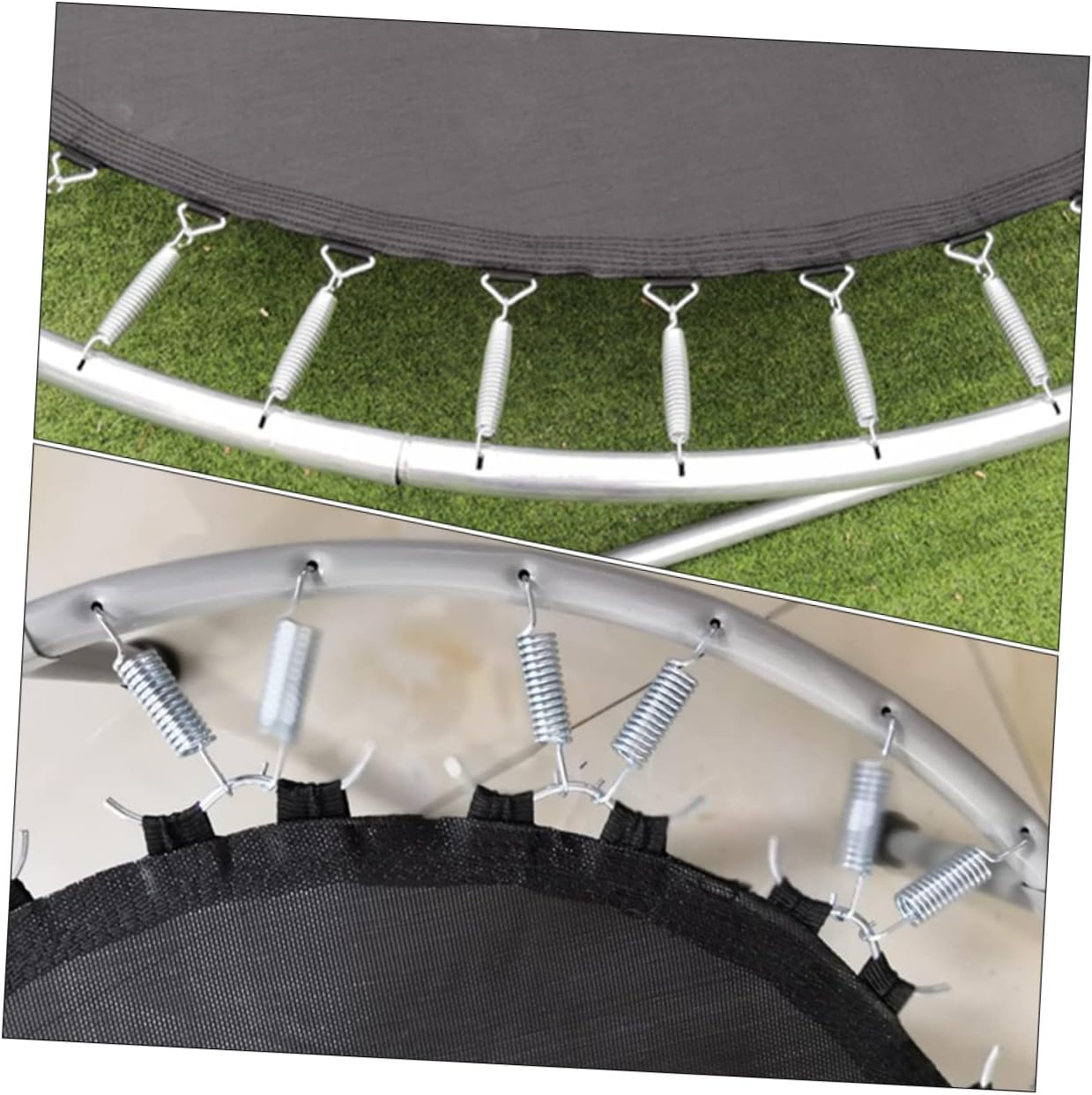 Mikikit Trampoline Spring Springs Replacement Stainless Heavy Rebounder Trampolines Bounce Parts Trampoline