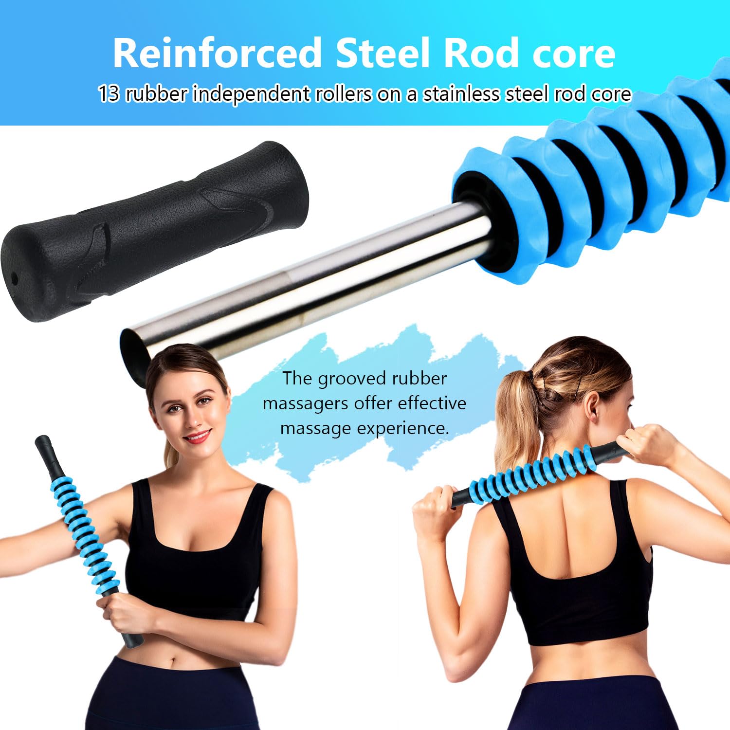 Amazon.com: Monfasye Muscle Roller Stick, Yoga Massage Roller Bar