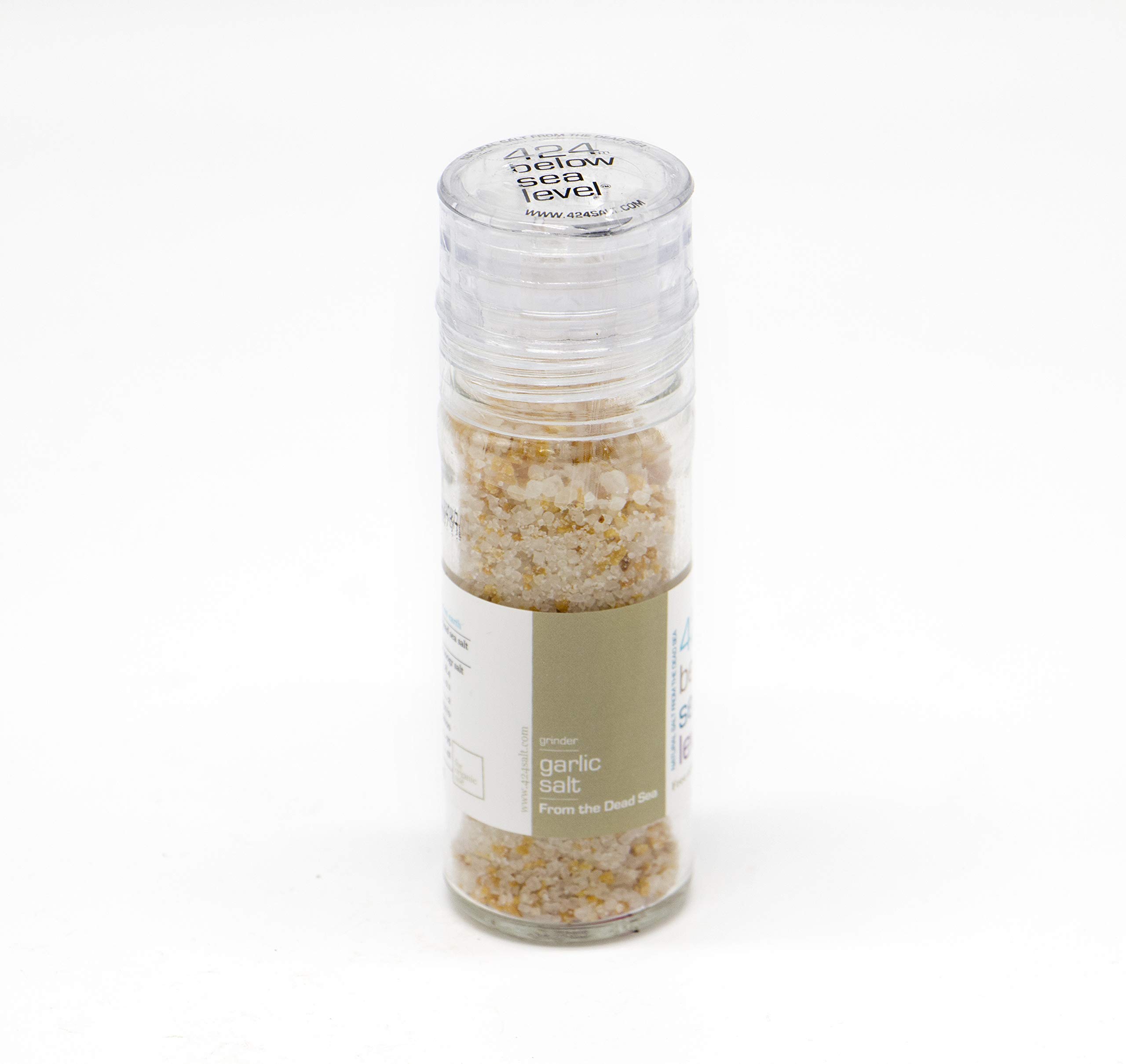 Gourmet Salt Collection from The Dead Sea 3.87oz (Garlic Gourmet Salt)