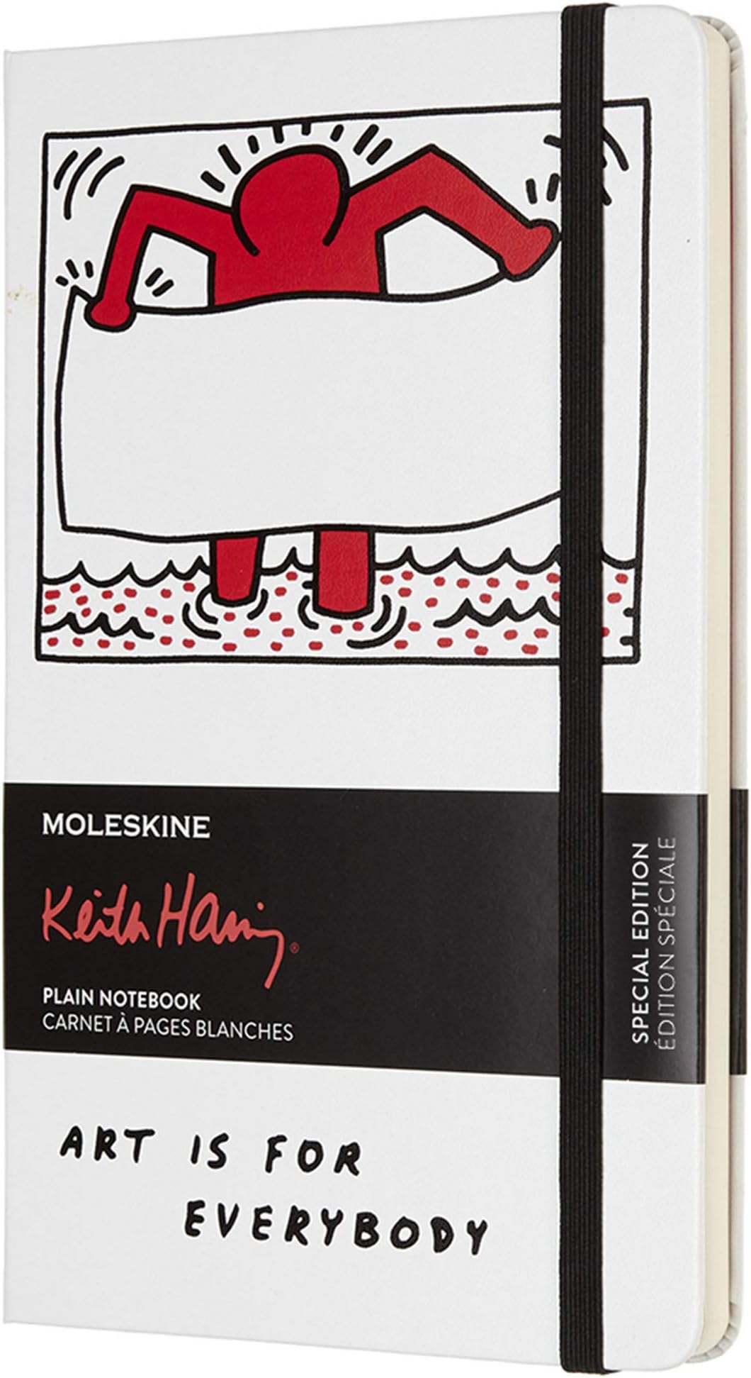 Moleskine Limited Edition Keith Haring Notebook Large Plain White (8055002854832)