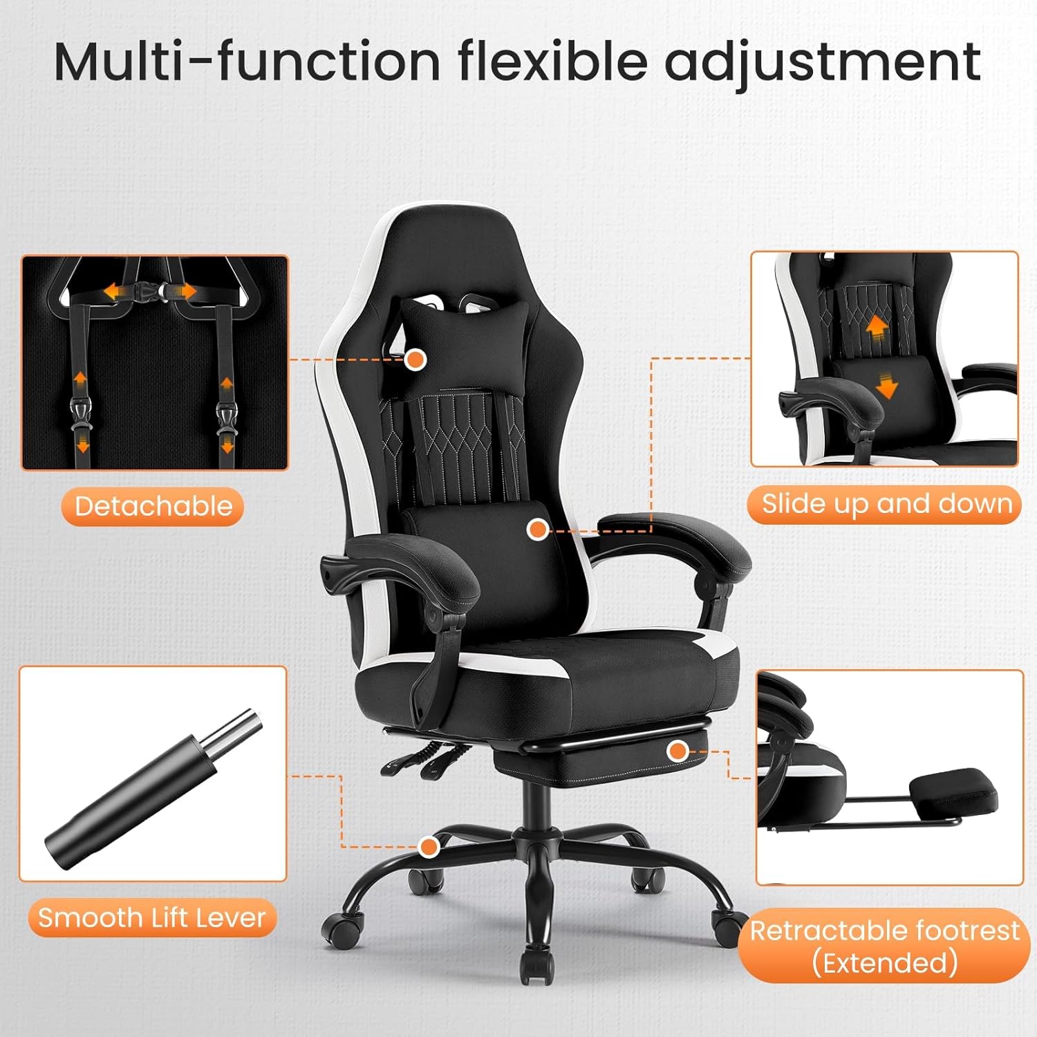 edx Gaming Chair Product Dimensions