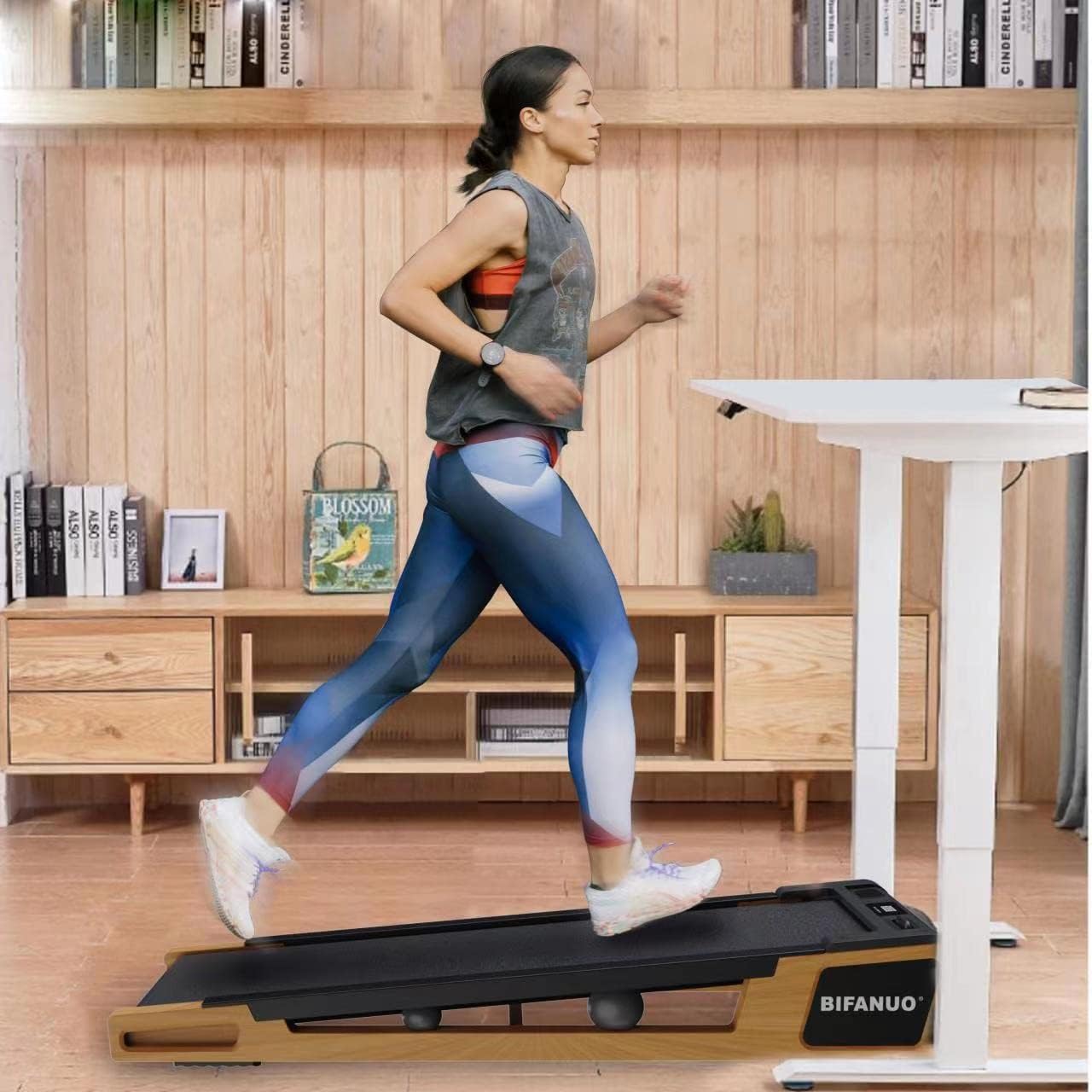Walking Pad Under Desk Treadmill Small Compact Walking Treadmill with Incline 5° Fit Standing Desk Walking Pad Under Desk Treadmill Small Compact Walking Treadmill with Incline 5° Fit Standing Desk