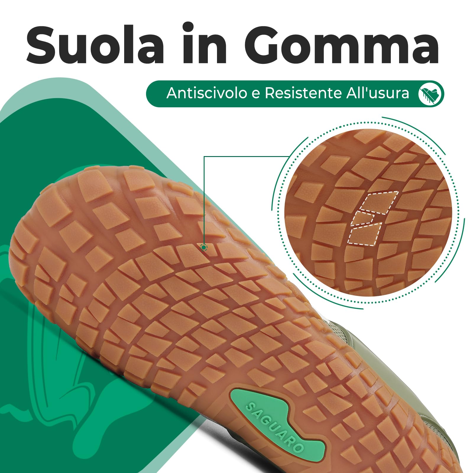 SAGUARO Barefoot Shoes Uomo Donna Scarpe Minimaliste Gr.36-48