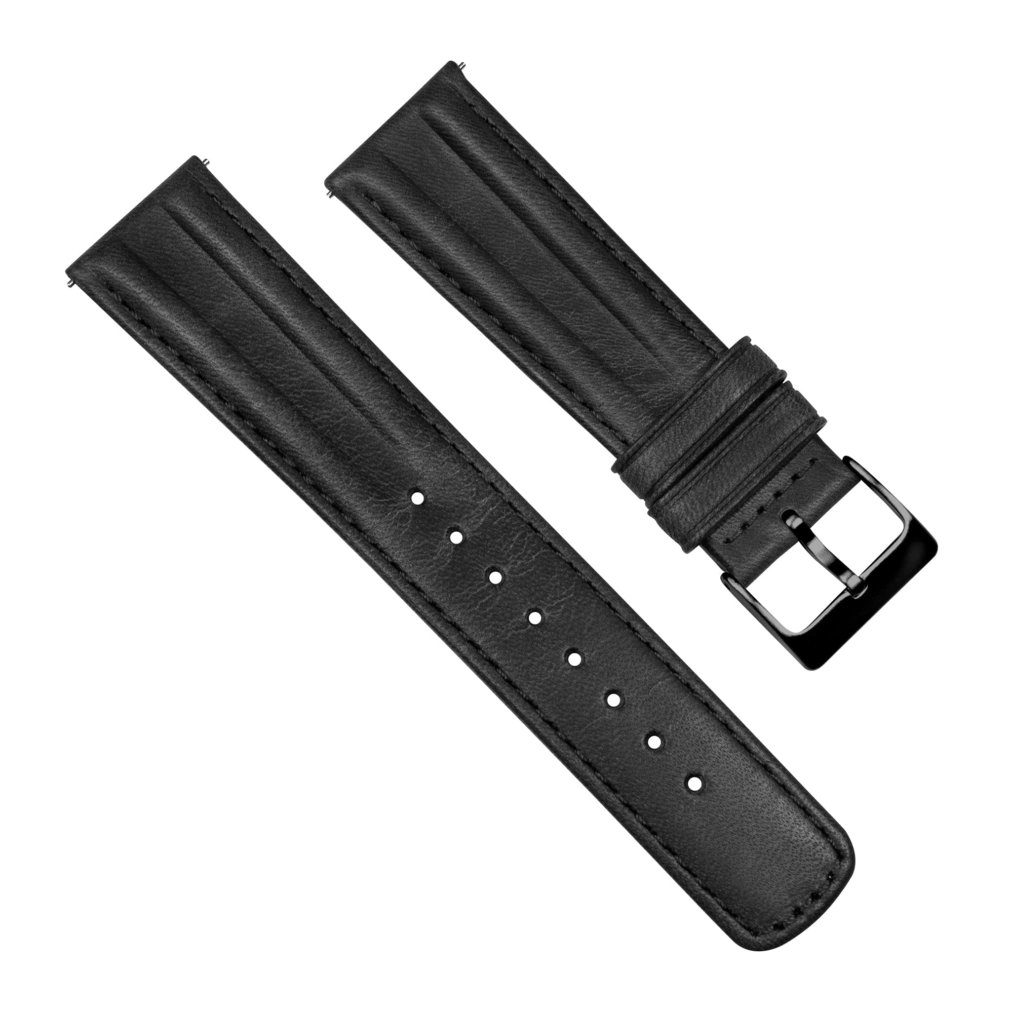 Barton Racing &amp; Rally Horween Leather Straps with Integrated Quick Release Spring Bars - Watch Bands
