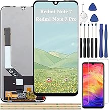 YHX-OU 6.3" Touch Screen per XiaoMi Redmi Note 7 Redmi Note 7 PRO Display LCD Completo Set Digitalizzatore Touch Sostituzione Schermo + Strumento di Installazione +1 Pezzo Vetro Temperato (Nero)