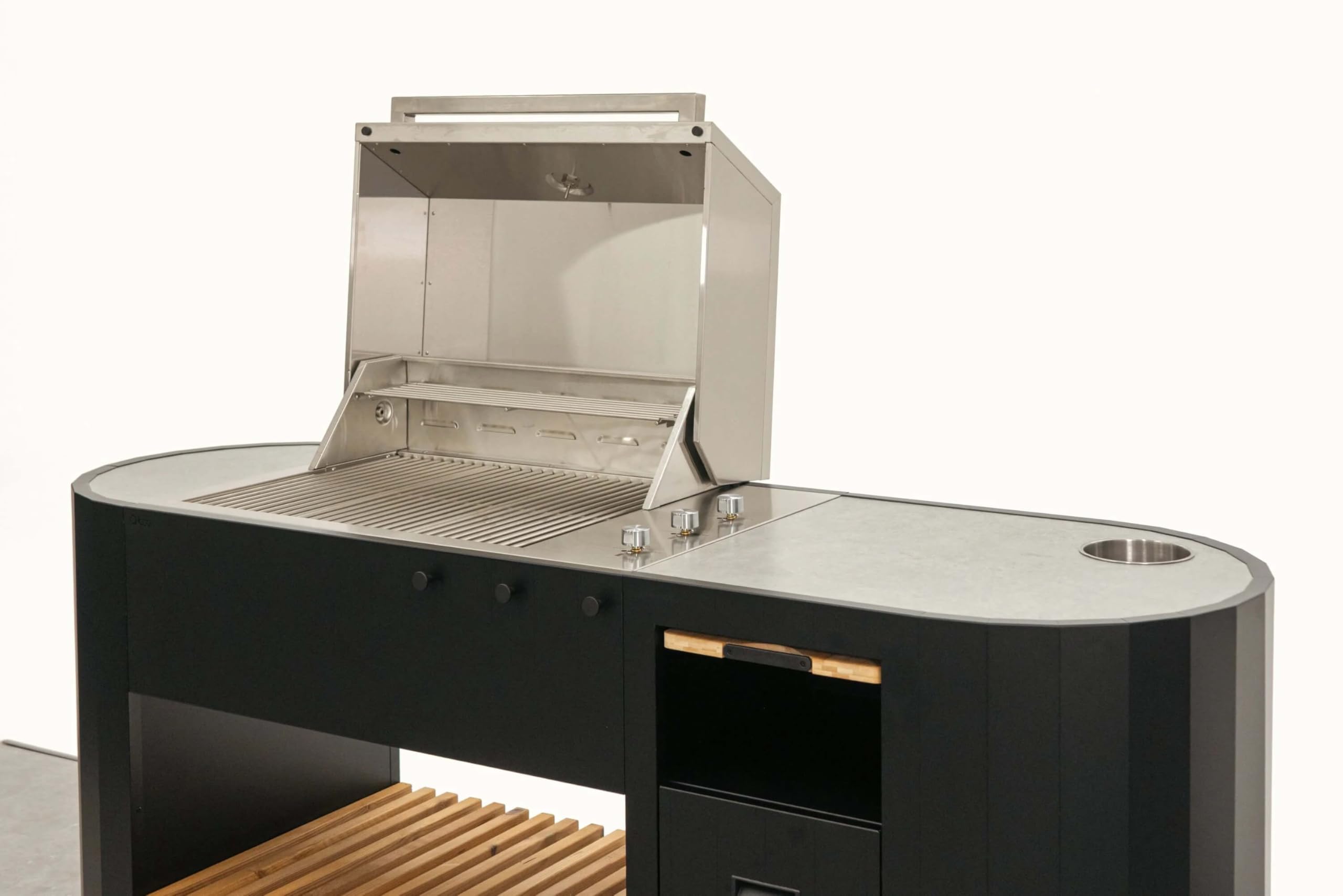 Barbacoa de Gas OVO GM con 3 Quemadores y Encimera Dekton