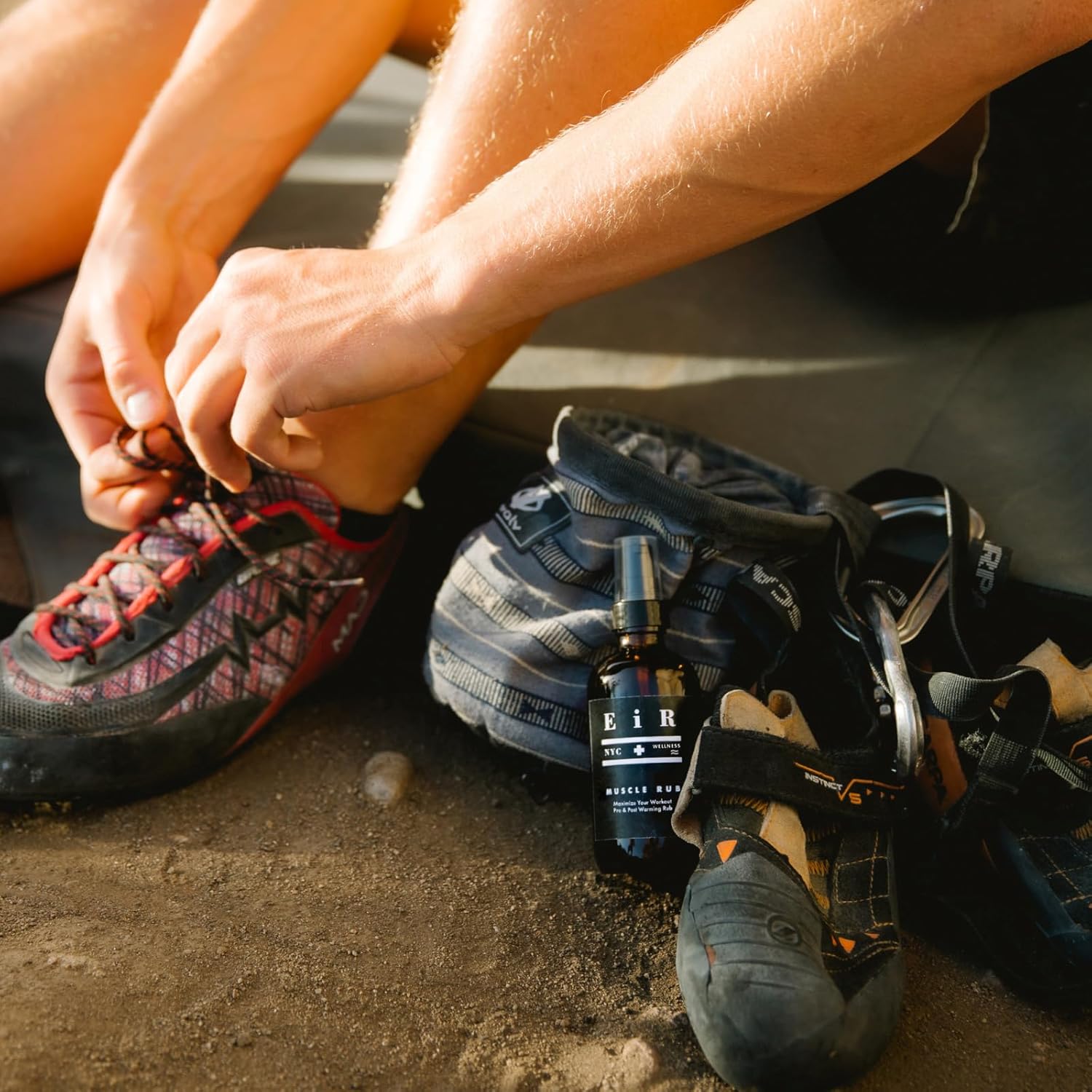 EiR NYC Muscle Rub | Pre and Post Workout Massage Oil | Soothes, Prevents or Reduces Inflammation and Soreness | Natural Ingredients, Arnica, Ginger, Calendula and Turmeric