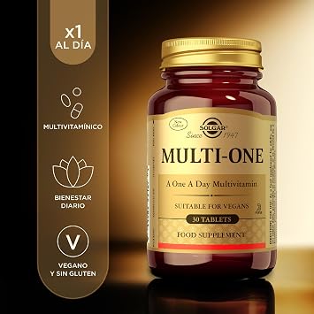 Solgar Multi-One Multinutrient | Daily Wellness | 30 Tablets