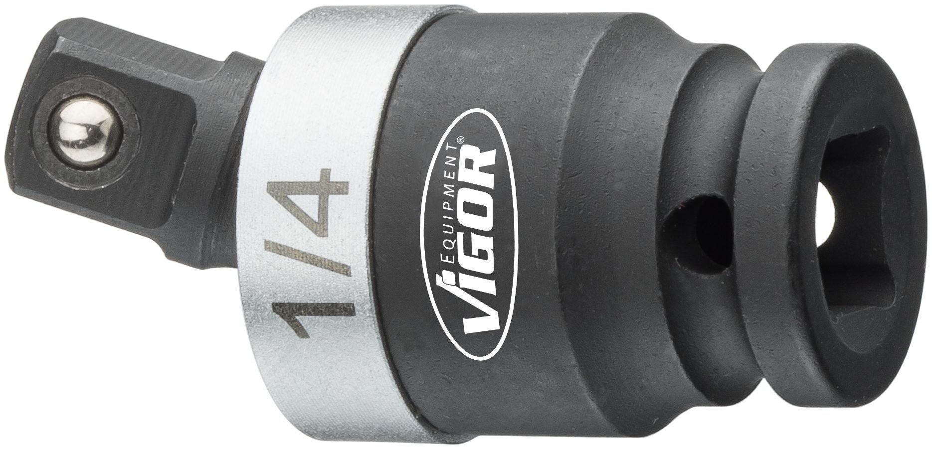 Vigor Kraft-Gelenk Satz (Vierkant 6,3 mm (1/4 Zoll), 10 mm (3/8 Zoll), 12,5 mm (1/2 Zoll), 25° Schwenkwinkel) V5505